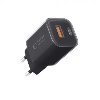 TECH-PROTECT NCM33 2-poorts netwerkoplader PD 33W / QC3.0 zwart