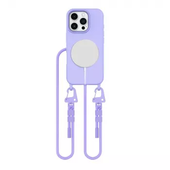 Tech-Protect Magnecklace MagSafe hoesje voor iPhone 16 Pro Max lavendel