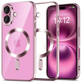 Tech-Protect MagFlex MagSafe hoesje voor Apple iPhone 16 - roze