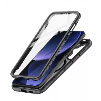 Tech-Protect Defense MagSafe Hoesje voor Samsung Galaxy A57 5G, Mat zwart