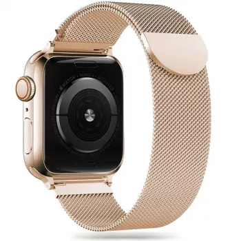 TECH-PROTECT Milanese Loop band voor Apple Watch 4 / 5 / 6 / 7 / 8 / 9 / SE (38 / 40 / 41 mm) goud