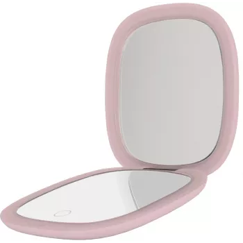 Humanas HS-PM01 cosmeticaspiegel met LED-verlichting - roze