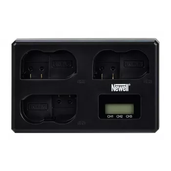 Newell TT-USB-C driekanaals lader voor Nikon EN-EL15-accu's