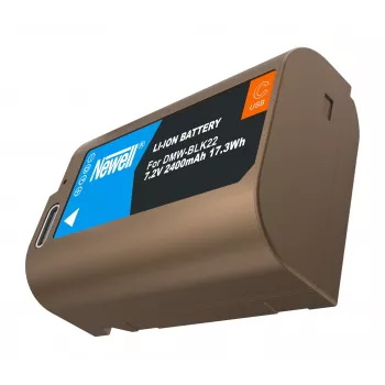Newell vervangende accu DMW-BLK22 USB-C voor Panasonic