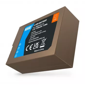 Newell vervangende accu DMW-BLC12 USB-C voor Panasonic Lumix