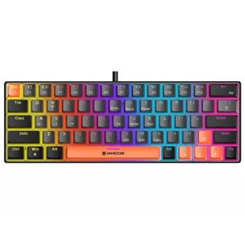 Tracer GameZone Raptor 63 bedraad mechanisch gamingtoetsenbord, 60% form factor, Outemu Blue switches, RGB-verlichting, grafiet