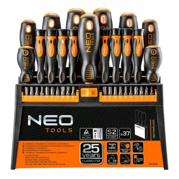 Schroevendraaier- en bitset Neo Tools 37-delig