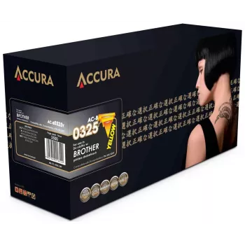 Accura Brother toner (TN-325/320Y) vervanger geel compatibele laser-tonercartridge hoge capaciteit 3500 pagina's
