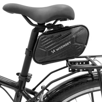 Wozinsky waterdichte fietszadelas 1.5 L zwart (WBB27BK)