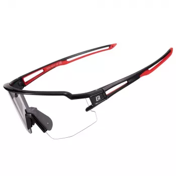 ROCKBROS fietsbril fotochromatisch UV400 model 10173 zwart-rood