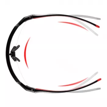 ROCKBROS fietsbril fotochromatisch UV400 model 10173 zwart-rood