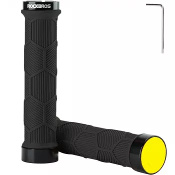 ROCKBROS fietsgrepen 40720007001 met reflectoren - zwart