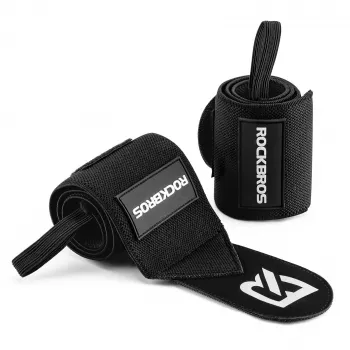 ROCKBROS sport-zweetband 0431001 zwart (2-pack)