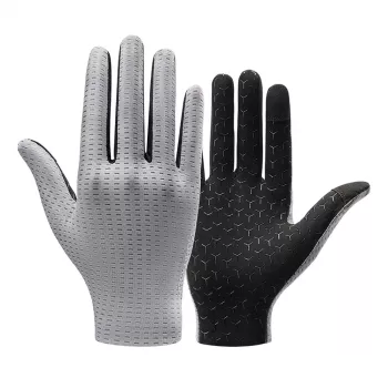 ROCKBROS Fietshandschoenen volledige vinger ademend maat XL grijs