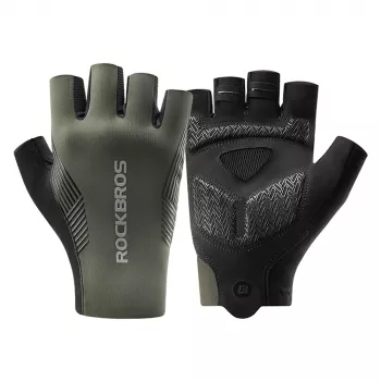 ROCKBROS Fietshandschoenen korte vinger lente/zomer/herfst maat S groen