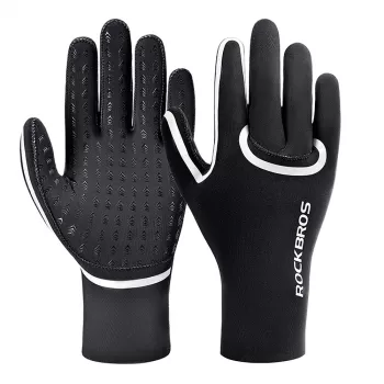 ROCKBROS Full Finger waterdichte fietshandschoenen XXL zwart