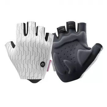 ROCKBROS MTB fietshandschoenen halfvinger maat S wit zwart
