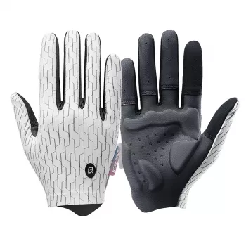 ROCKBROS Full Finger Cycling Gloves lente zomer maat S wit zwart