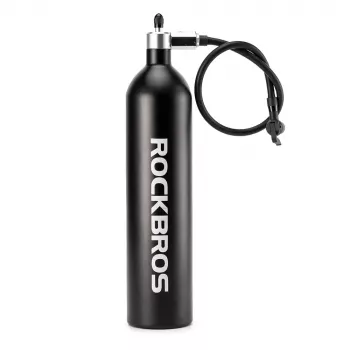 ROCKBROS Tubeless bandenpomp luchttank 1,2L 200 PSI - zwart