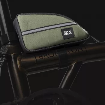 ROCKBROS Triangle Frame Bag 0.8L groen