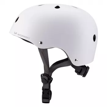 WOZINSKY BMX/stephelm lichtgewicht 54-58 cm - wit