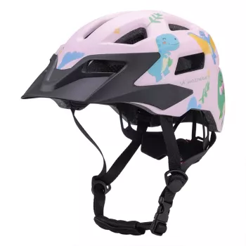 Wozinsky kinder-MTB-fietshelm met afneembaar vizier 48-52 cm - roze