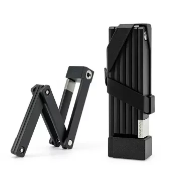 ROCKBROS vouwslot 32140003001 sleutelslot met houder opvouwbaar 88 cm zwart