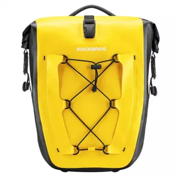ROCKBROS fietstas 25-32L waterdicht geel