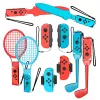 Nintendo Switch Sports 10-in-1 Family Accessory Kit - rood en blauw set