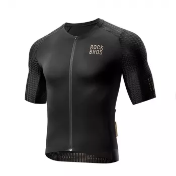 ROCKBROS YDDX011 Diamond korte mouwen fietsshirt XXS zwart
