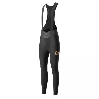 ROCKBROS YDCK012-1 Heren fietsbroek met bretels lang Thermo-Fleece met zeem maat S zwart
