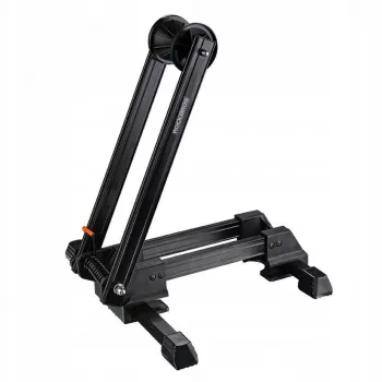 ROCKBROS T30 opvouwbare fietsstandaard voor voor- of achterwiel, compatibel met 24-27,5 inch en 700C wielen - zwart