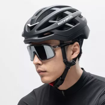 ROCKBROS HC-58BK-L fietshelm 58-61 cm zwart/grijs