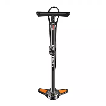 ROCKBROS staande pomp GP6532B met manometer - zwart/oranje