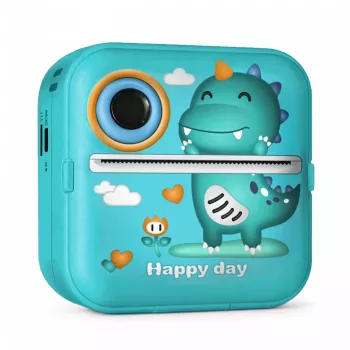 Wozinsky WDT-04 kindercamera met thermoprinter - groen