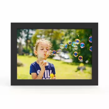 WOZINSKY WRC-32 10,1 inch digitaal fotolijst met Frameo app, 32GB, zwart