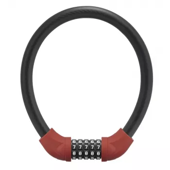 ROCKBROS RKS570-RD kabelslot – 4-cijferig cijferslot, staalkabel 1,2 m, rood