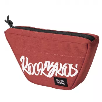 Rockbros G011 Flash Journey stuurtas – trapeziumvormig, rood