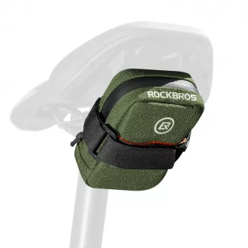 Rockbros F006 kleine zadeltas, legergroen