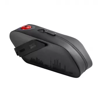 Rockbros AS-078-1 zadeltas met slim achterlicht, 0,8 L, zwart