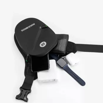 ROCKBROS AS-081 motorbovenbeentas, zwart, 1 L