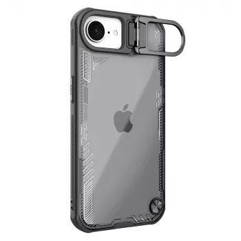 Nillkin Iceblade Prop hoesje met kickstand voor Apple iPhone 16e / 17e - zwart