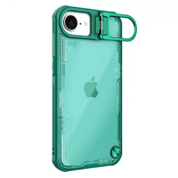 Nillkin Iceblade Prop hoesje met kickstand voor Apple iPhone 16e / 17e - groen