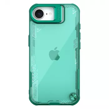 Nillkin Iceblade Prop hoesje met kickstand voor Apple iPhone 16e / 17e - groen