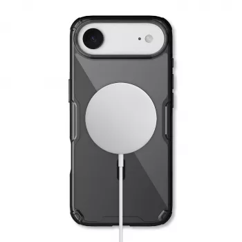Nillkin Nature TPU Pro Magnetic hoesje voor iPhone 17 Air - semitransparant zwart