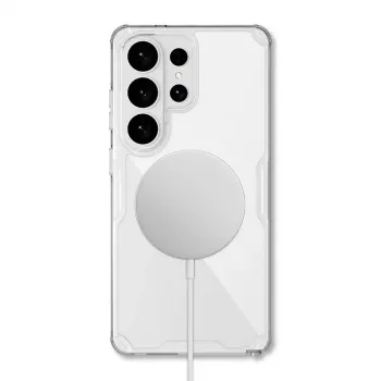 Nillkin Nature TPU Pro hoes compatibel met MagSafe voor Samsung Galaxy S26+ - wit