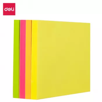 Deli Stick Up plaknotities EA03003 400 vel gemengde kleuren 76x76 mm