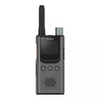 Hytera S1 Pro HYT-S35 U1 1W/3W 400-470MHz UHF DMR portofoon met afneembare Li-Poly 2200mAh accu, antenne AN0435H19, 3,5 mm audio, 1,3 inch OLED-display, grijs