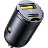 Baseus Tiny Star 30W USB-A USB-C Wandoplader Zwart