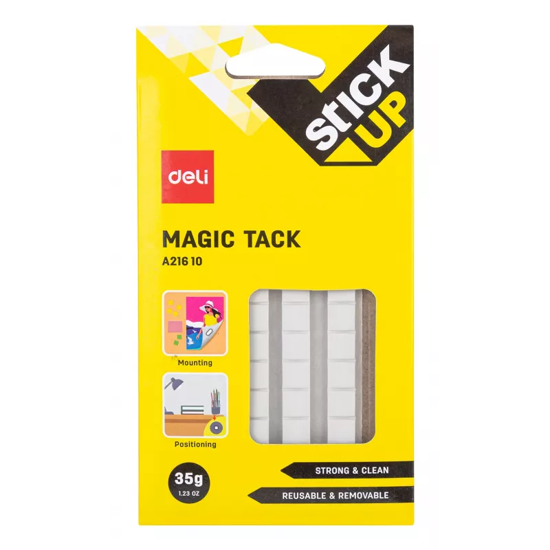 Deli Stick Up kleefpads 75 stuks wit